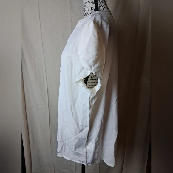 VDJ 2x Womens Blouse Ruffle Sleeve - Picture 2 of 7